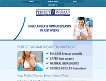 Tablet Screenshot of perfectwoman.com